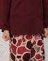 KIDS BAJU KURUNG KEDAH SAMARA (RED WINE)